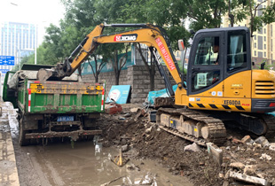 昊天昊集團支援門頭溝區市政道路環境恢